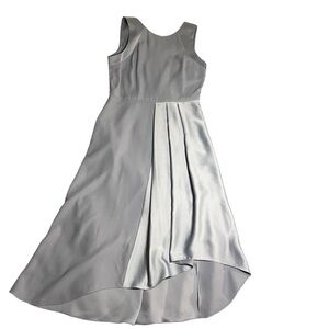 Banana Republic High Low Two-Toned Heather Grey Formal Dress for Wedding or Prom
